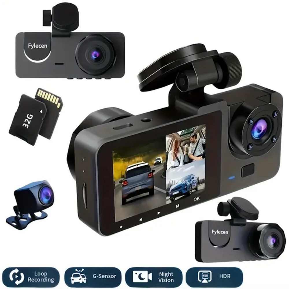 NIB 4K Front and Rear Vehicle Dash Camera